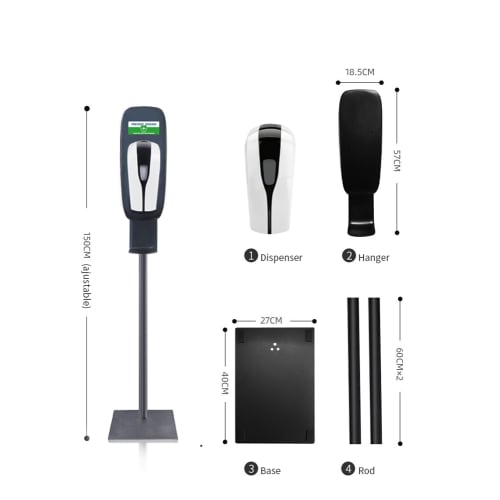 Touchless Floor Standing Sanitizer Station